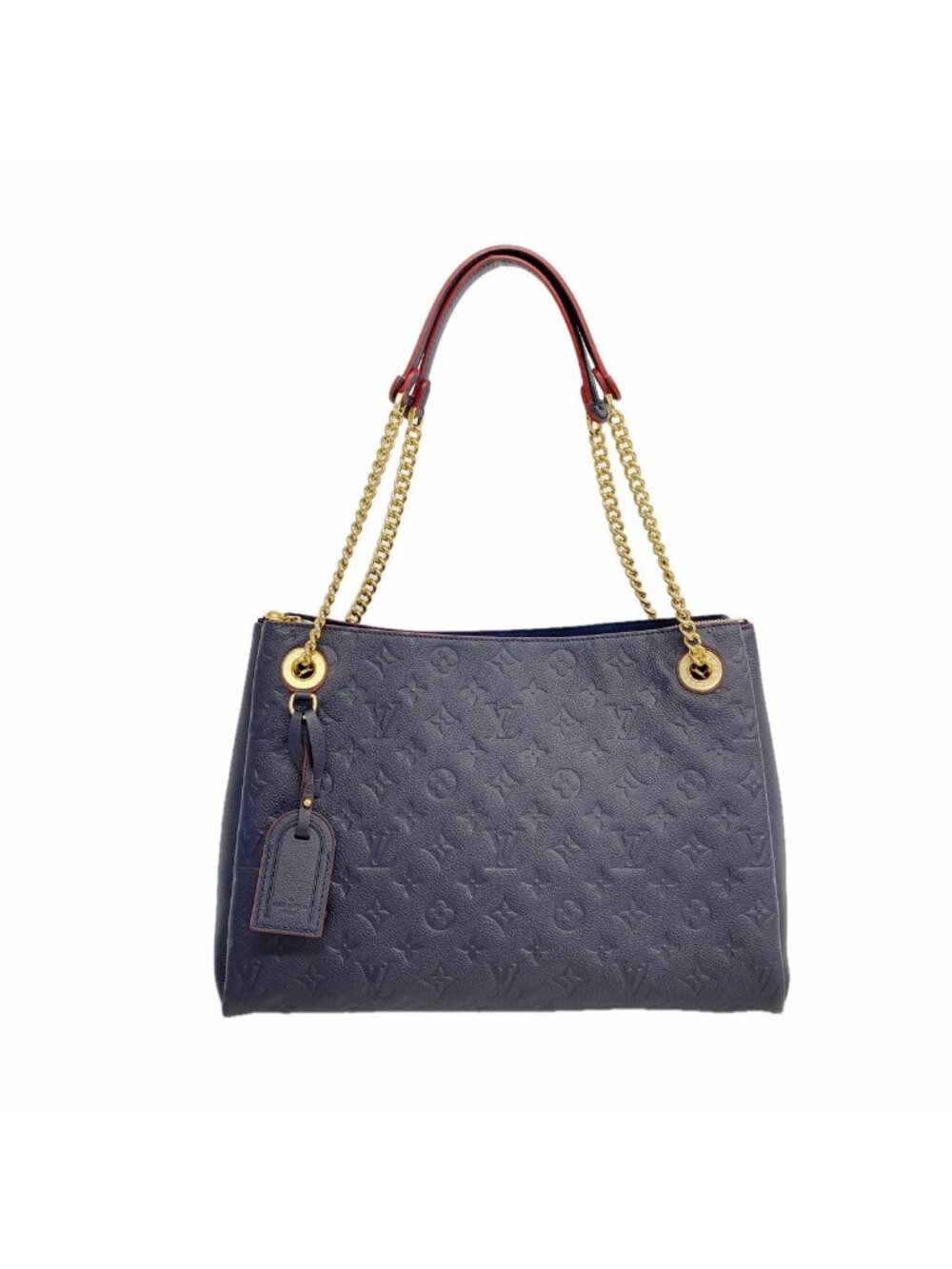 Louis Vuitton Tote Bag Monogram Empreinte Nne MM Marine Rouge